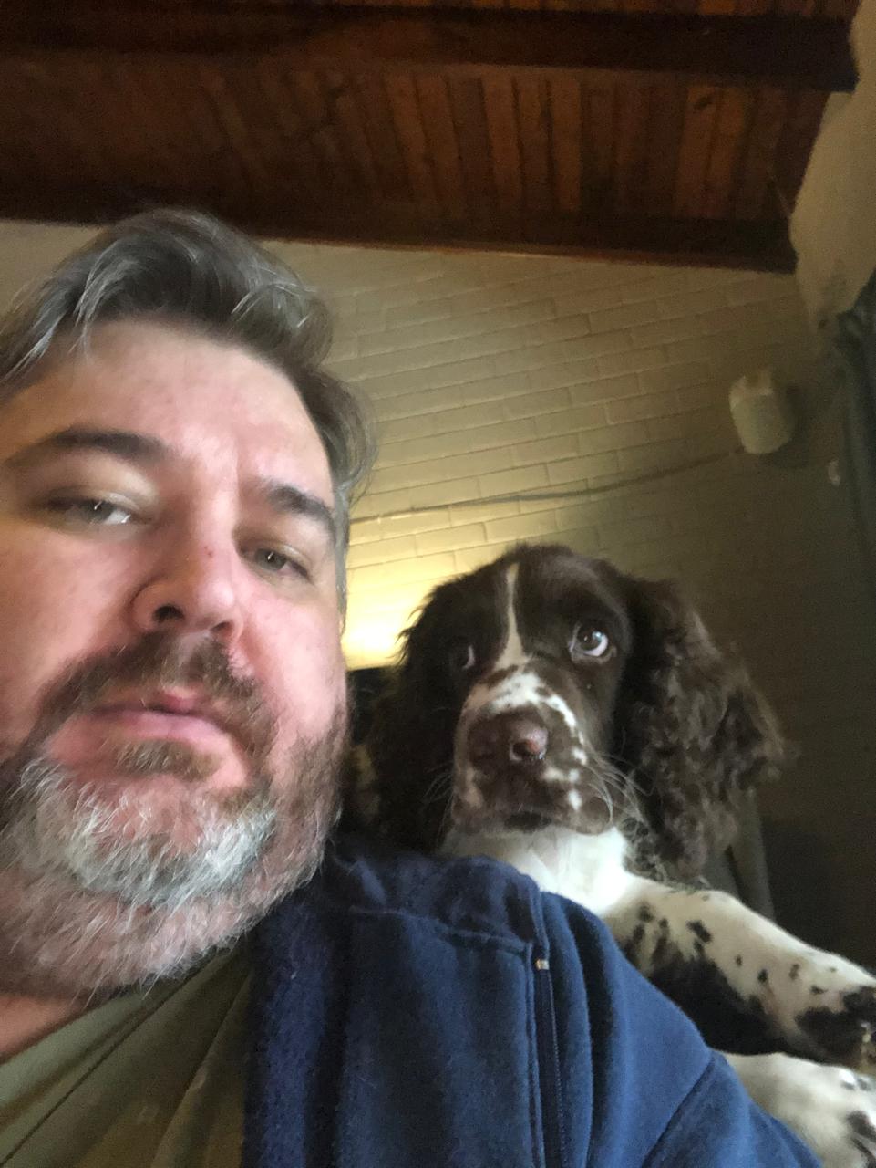 Selfie with the dog